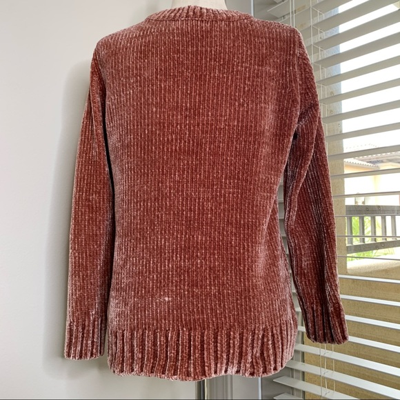 Orvis Chenille Crewneck Pullover Sweater Soft - Picture 2 of 7